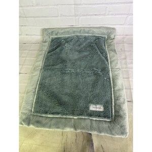 Saranoni Baby Green Gray Plush Lovey Security Blanket Nunu Blankie